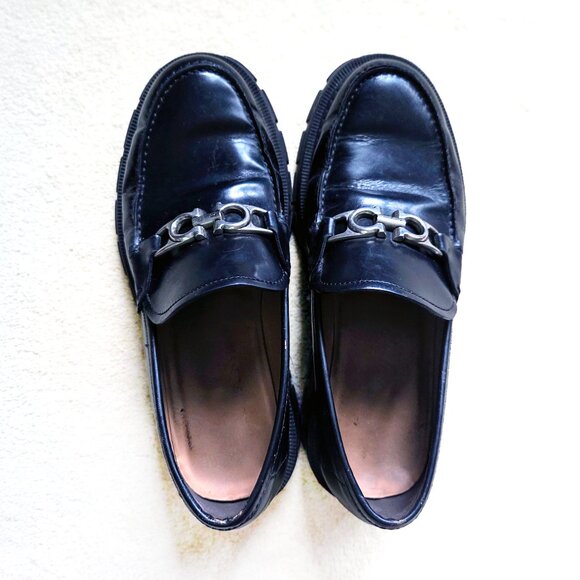 Salvatore Ferragamo – Pasquale Men’s Loafer – Size US  7.5 EEE - Black main image 6